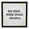 (Bild für) Vinyl Rahmen schwarz 12" BIG