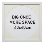 (Bild für) Vinyl Rahmen weiß 12" BIG