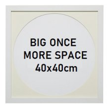 (Bild für) Vinyl Rahmen weiß 12" BIG