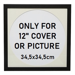 (Bild für) Vinyl Rahmen schwarz 12" - zum Schließen ins Bild klicken