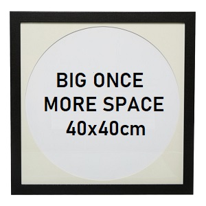 (Bild für) Vinyl Rahmen schwarz 12" BIG - zum Schließen ins Bild klicken